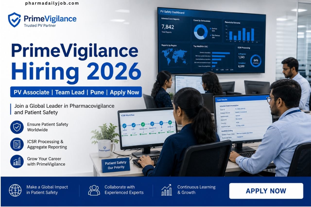 PrimeVigilance Hiring PV Associate