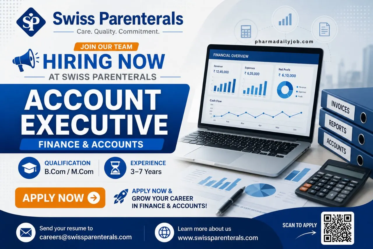 Swiss Parenterals Hiring 2026