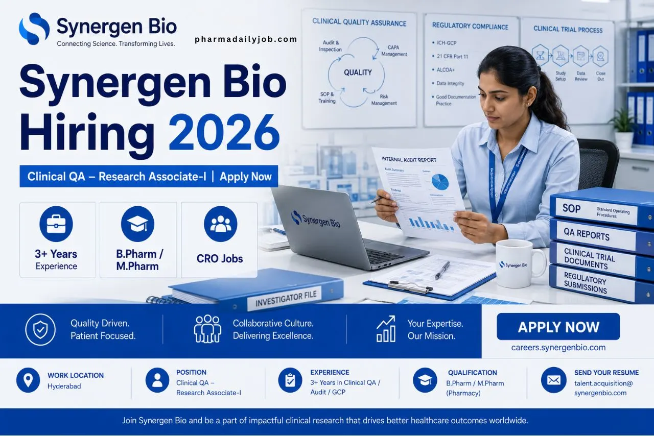 Synergen Bio is hiring Research