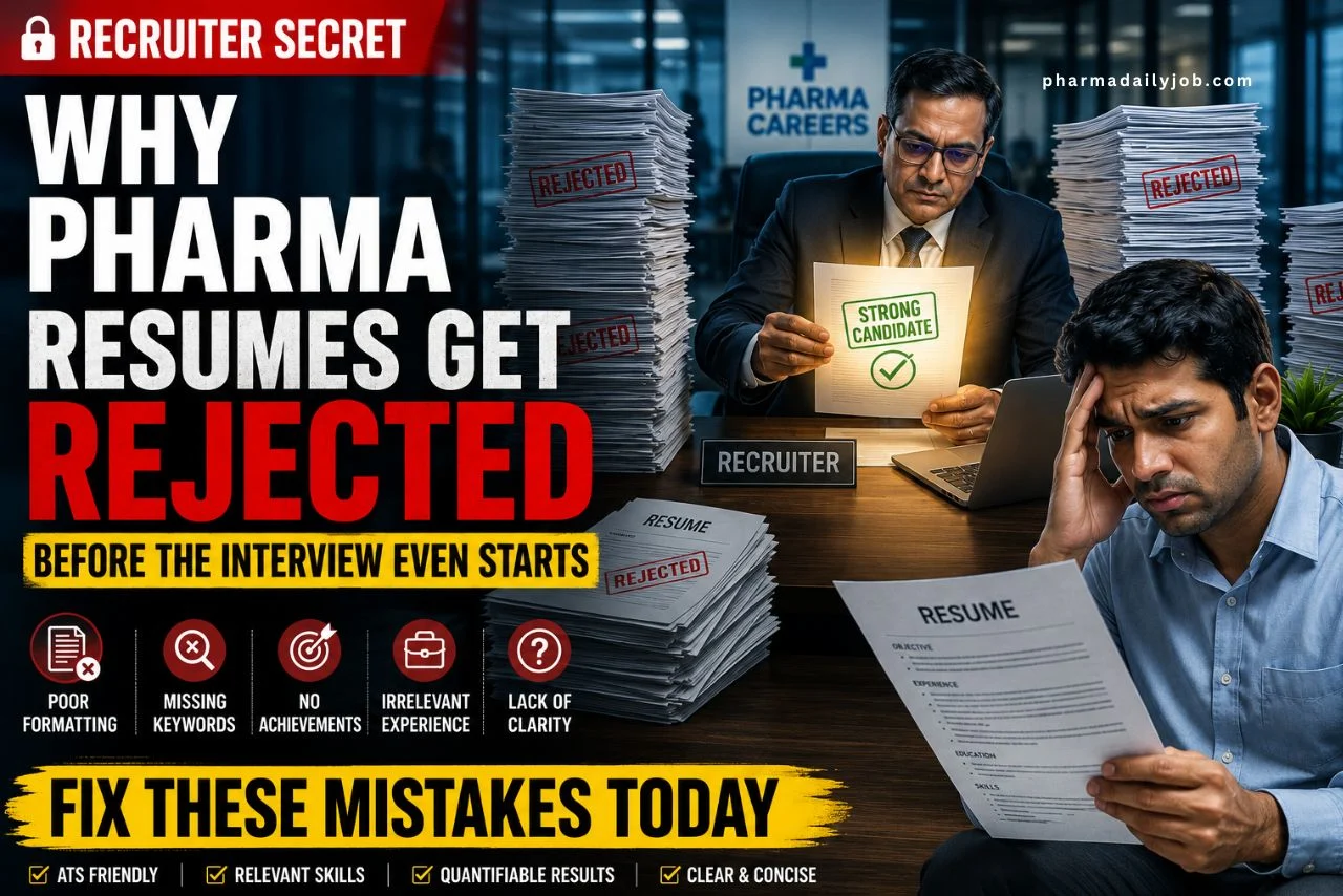 The Hidden Reason Pharma Resumes Get Rejected in 2026
