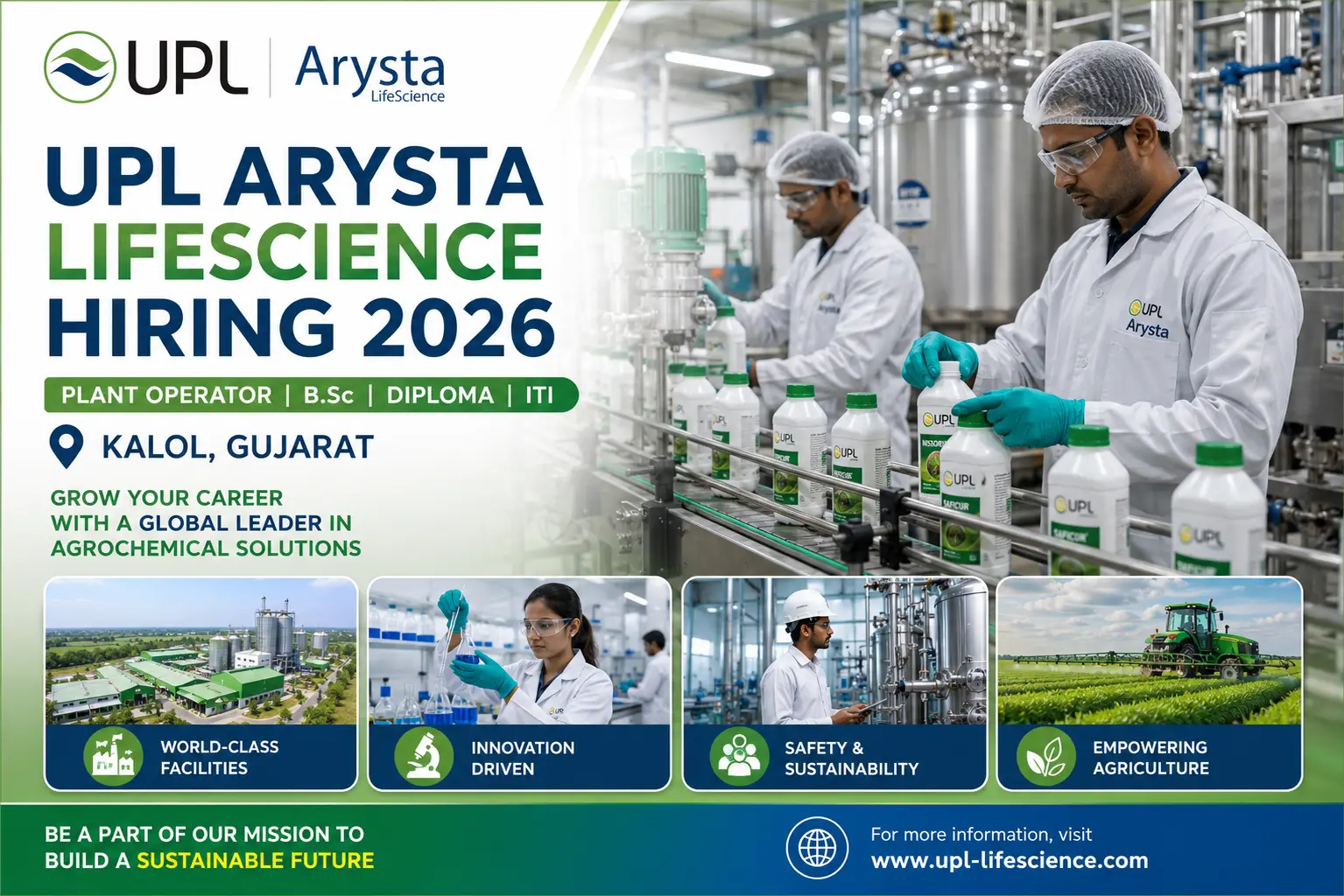 UPL Arysta LifeScience Hiring 2026
