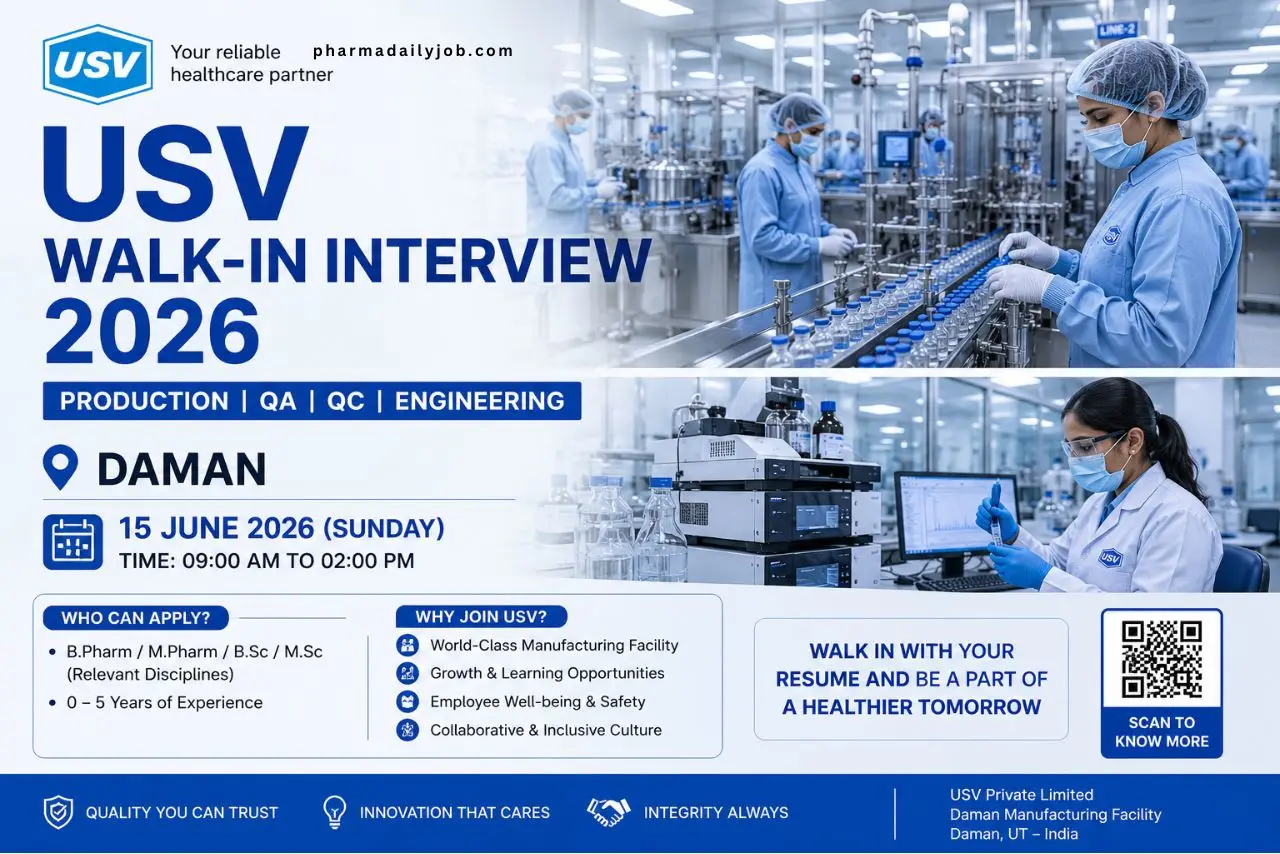 USV Walk-In Interview 2026