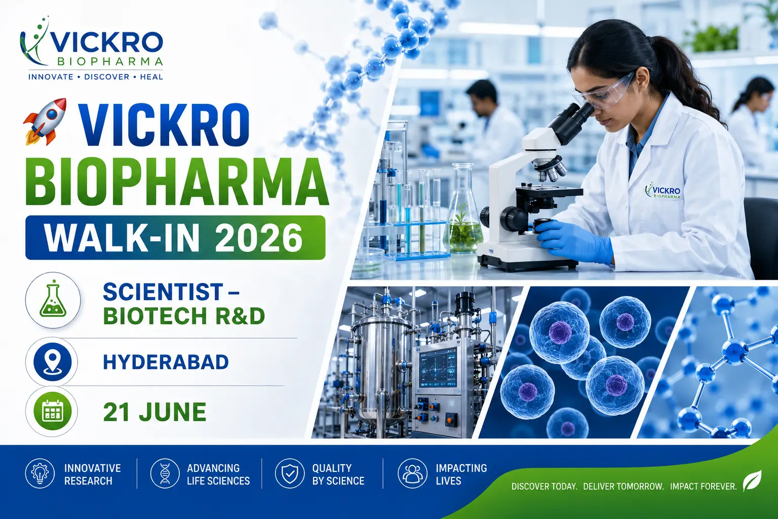 Vickro Biopharma Walk-In Drive 2026