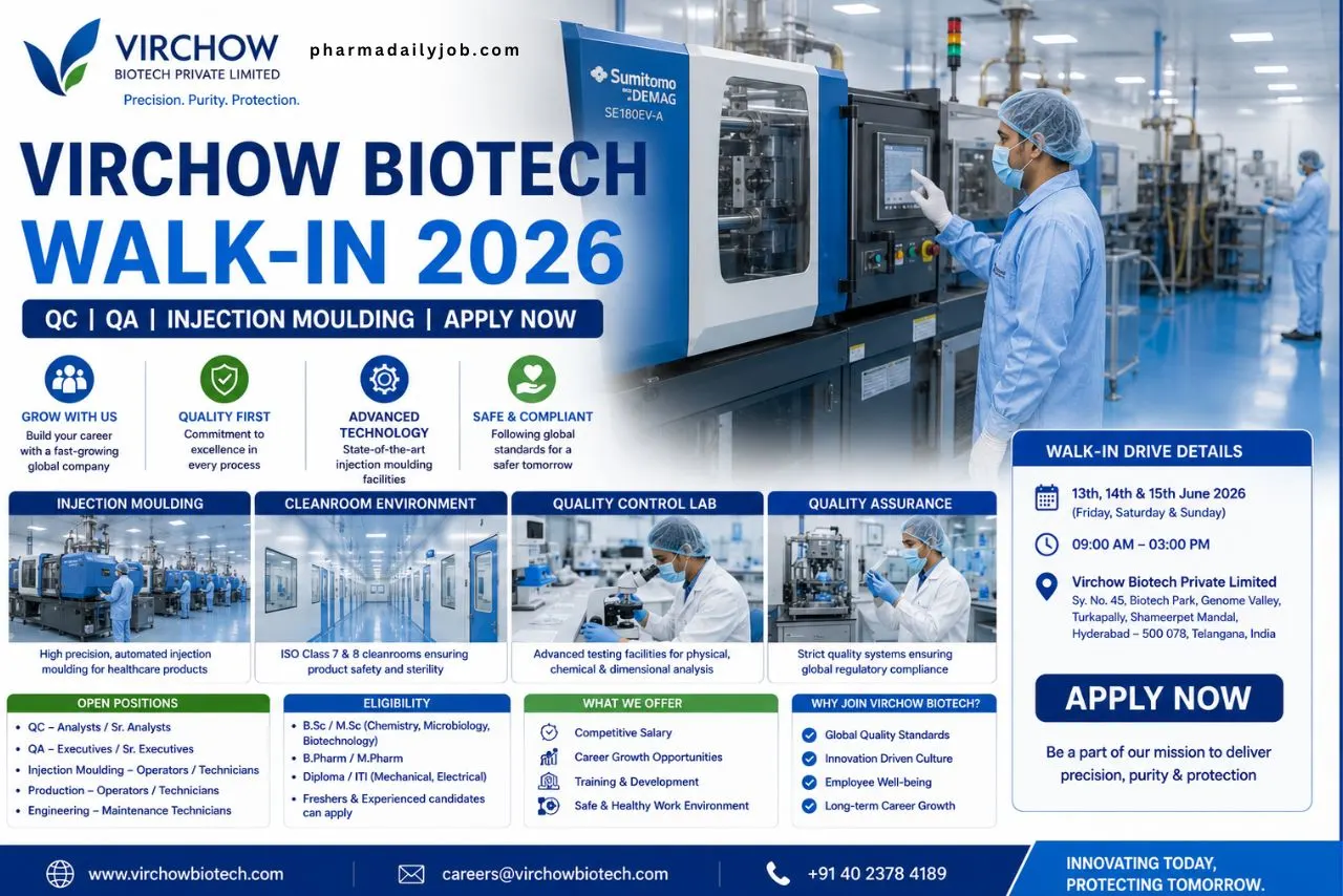Virchow Biotech Walk-In Drive 2026