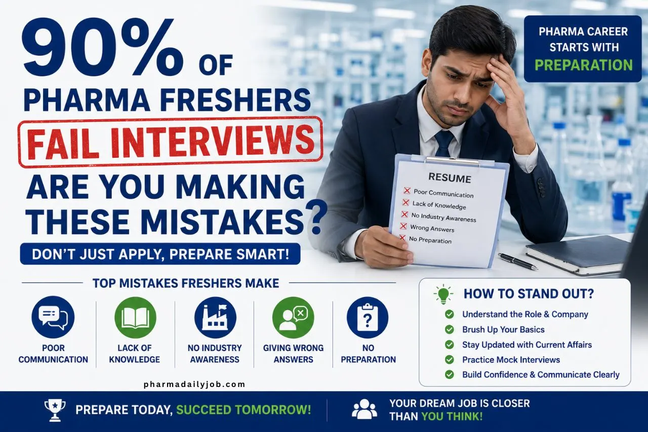Why 90% of Pharma Freshers Fail Interviews in 2026