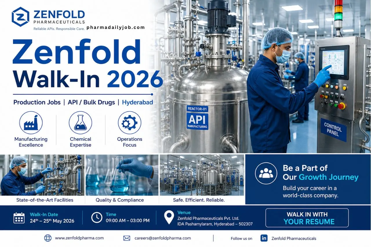 Zenfold Sustainable Technologies Walk-In Interview 2026