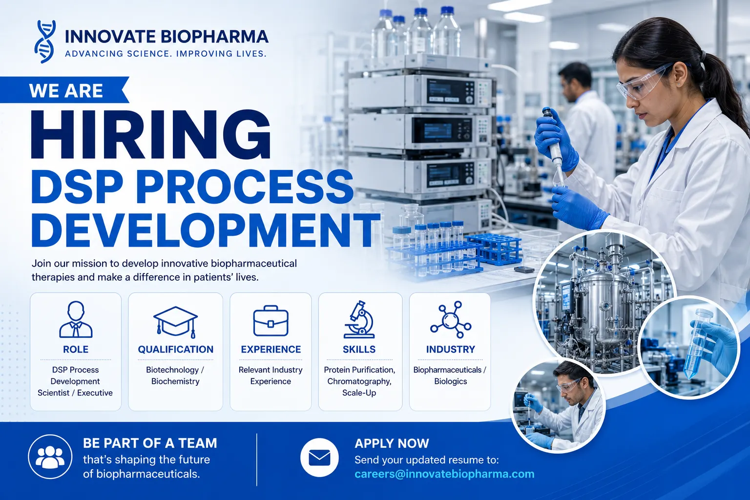 DSP Process Development Jobs in Biotherapeutics 2026