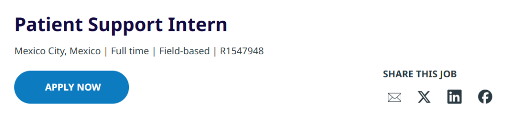 IQVIA Patient Support Intern Hiring 2026