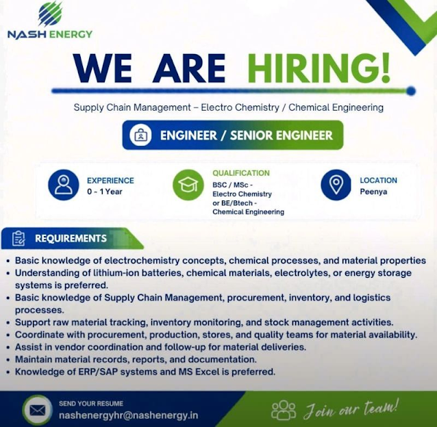 Nash Energy Recruitment 2026