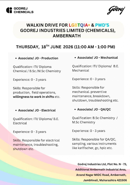 Godrej Chemicals Walk-In Drive