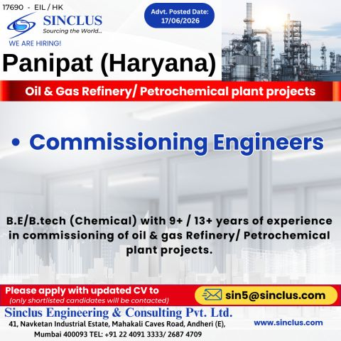 Sinclus Engineering Hiring 2026