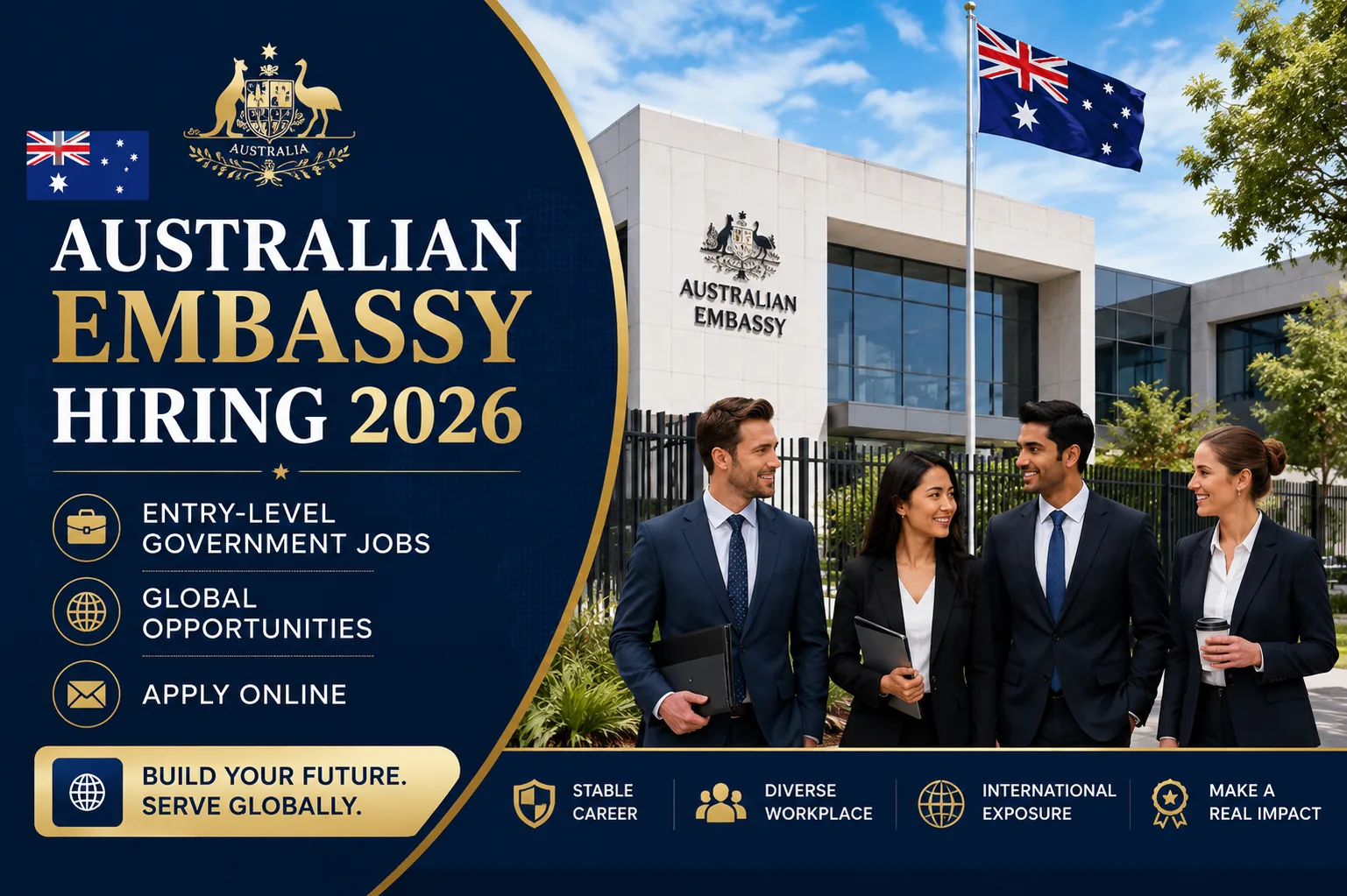 🇦🇺 Australian Embassy Hiring 2026