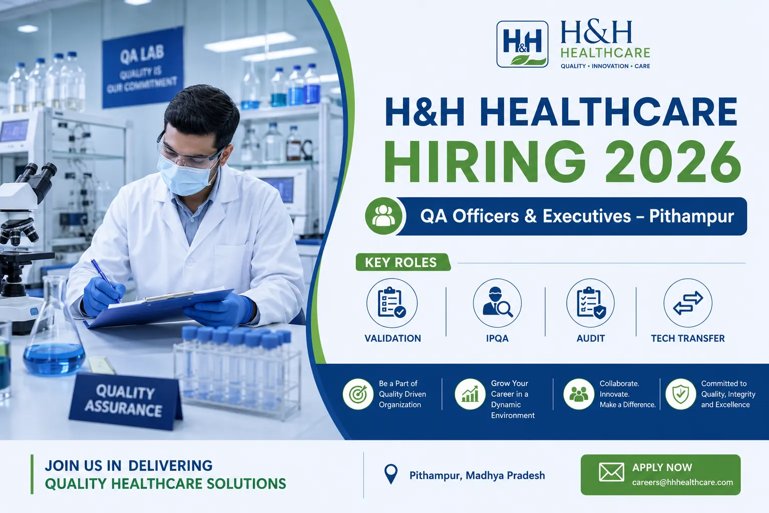 H&H Healthcare QA Jobs 2026