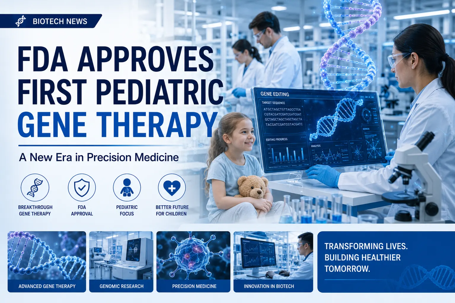 FDA Approves Historic Gene Therapy for Children—A New Milestone in Modern Medicine