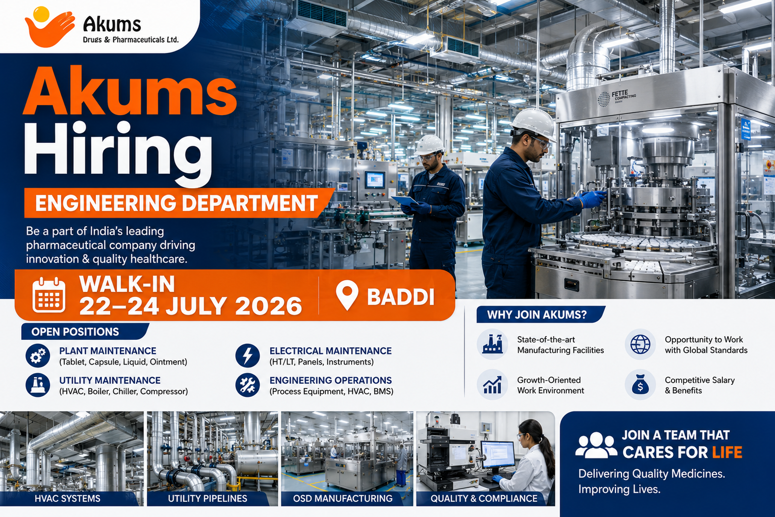 Akums Engineering Walk-in 2026