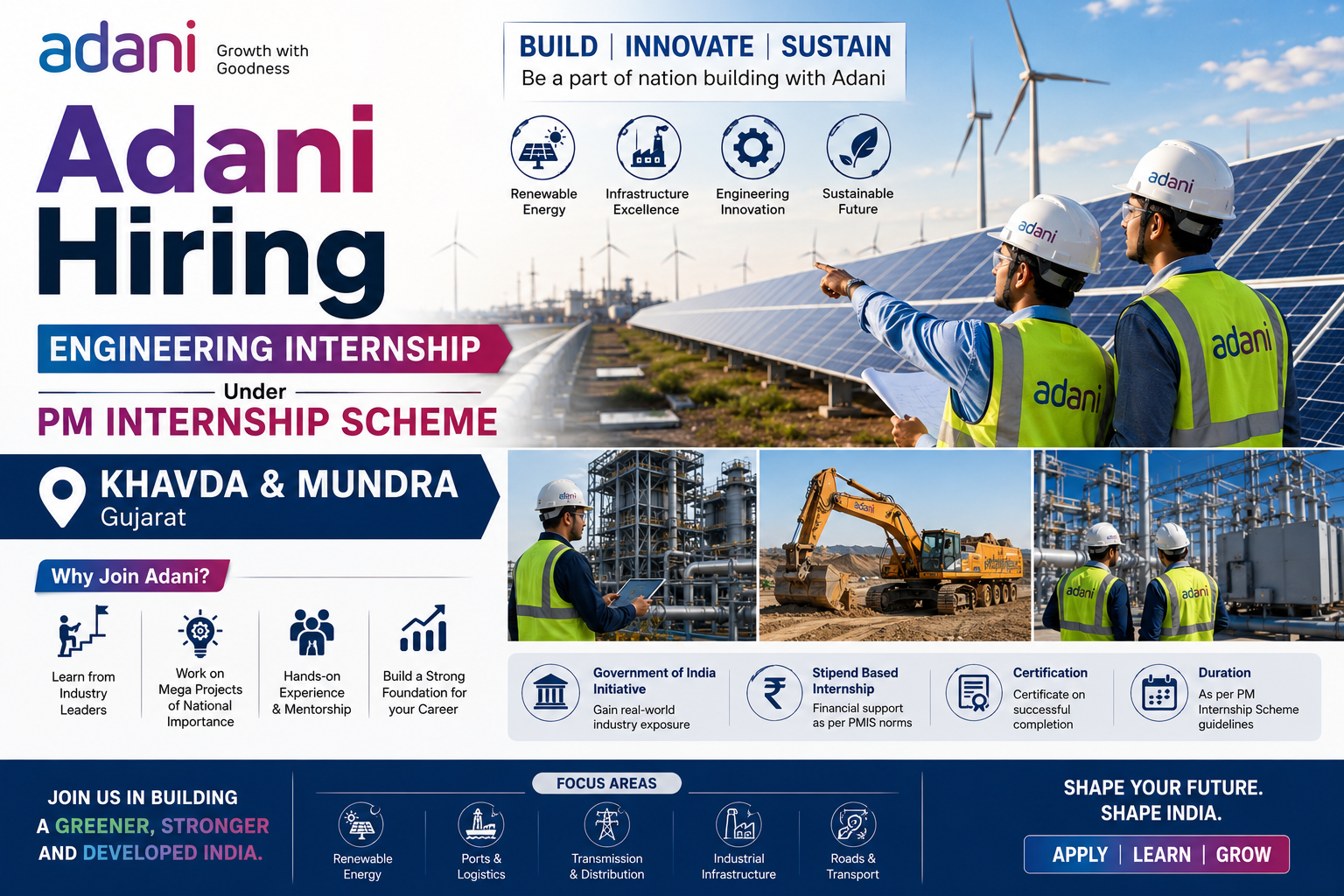 Adani Engineering Internship 2026