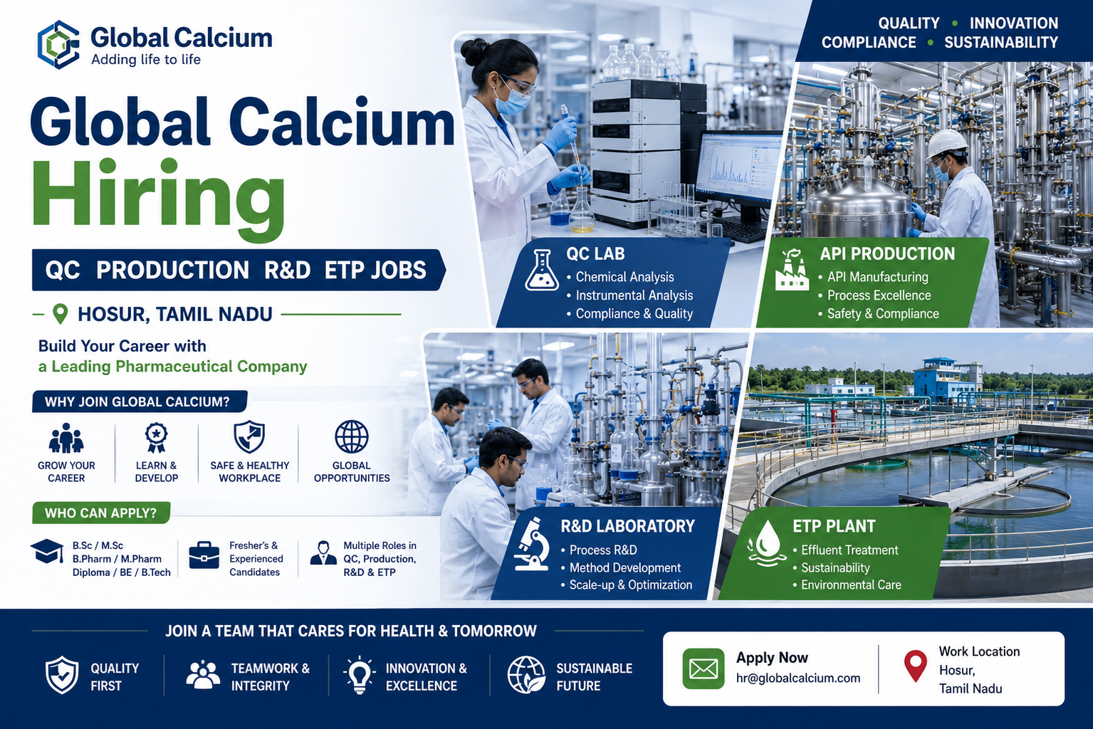 Global Calcium Hiring 2026
