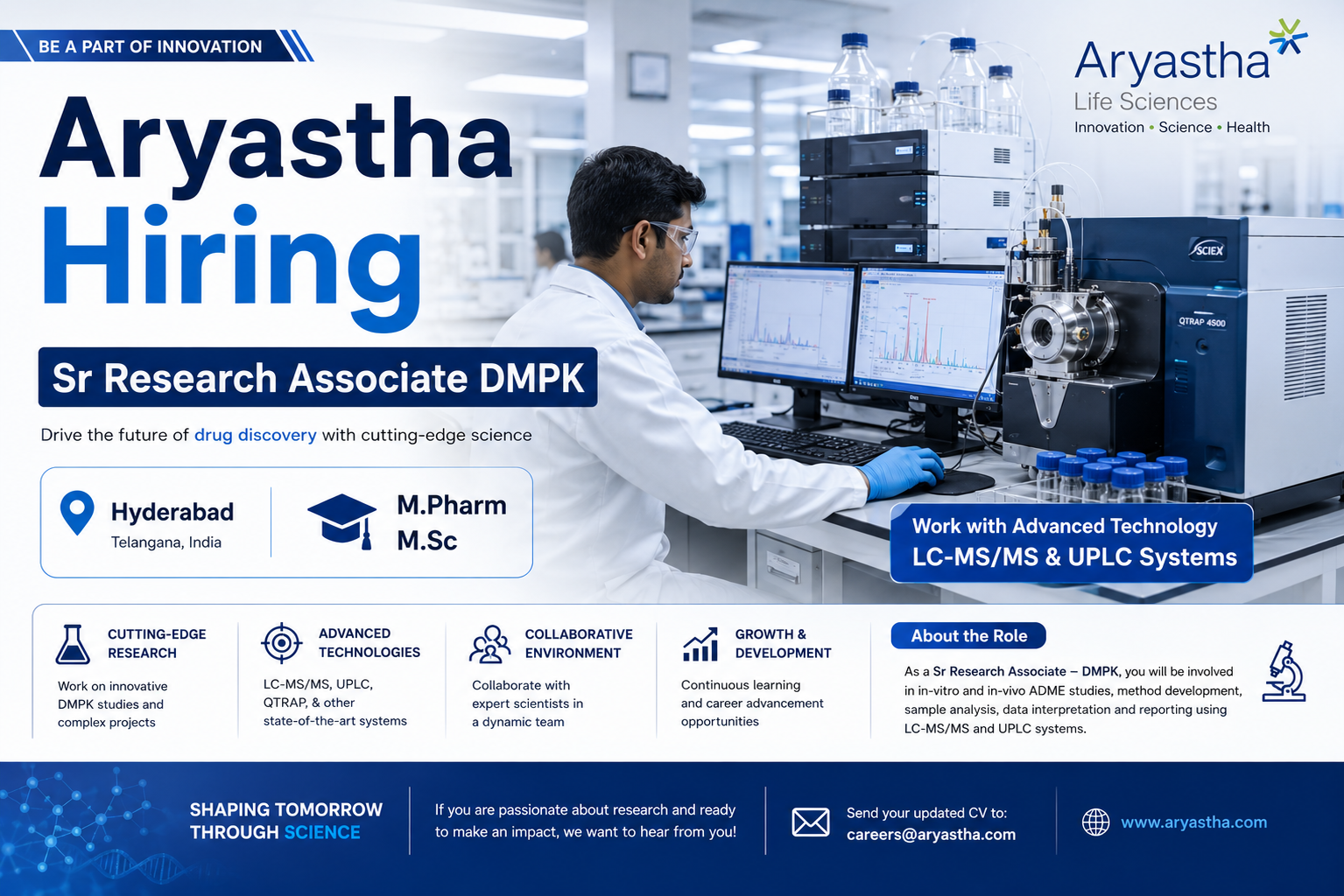 Aryastha DMPK Jobs 2026