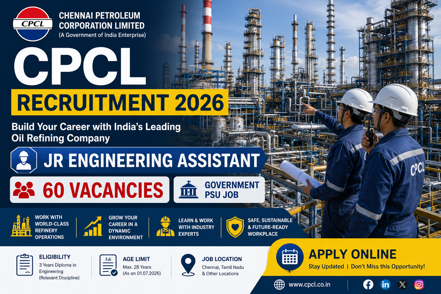 CPCL Recruitment 2026