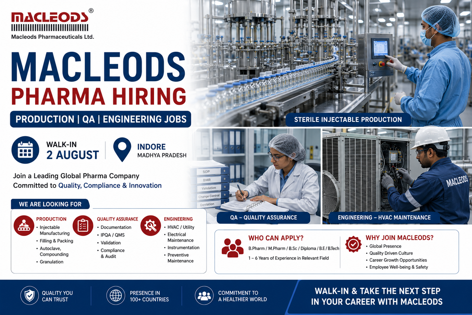Macleods Pharma Walk-In Drive 2026