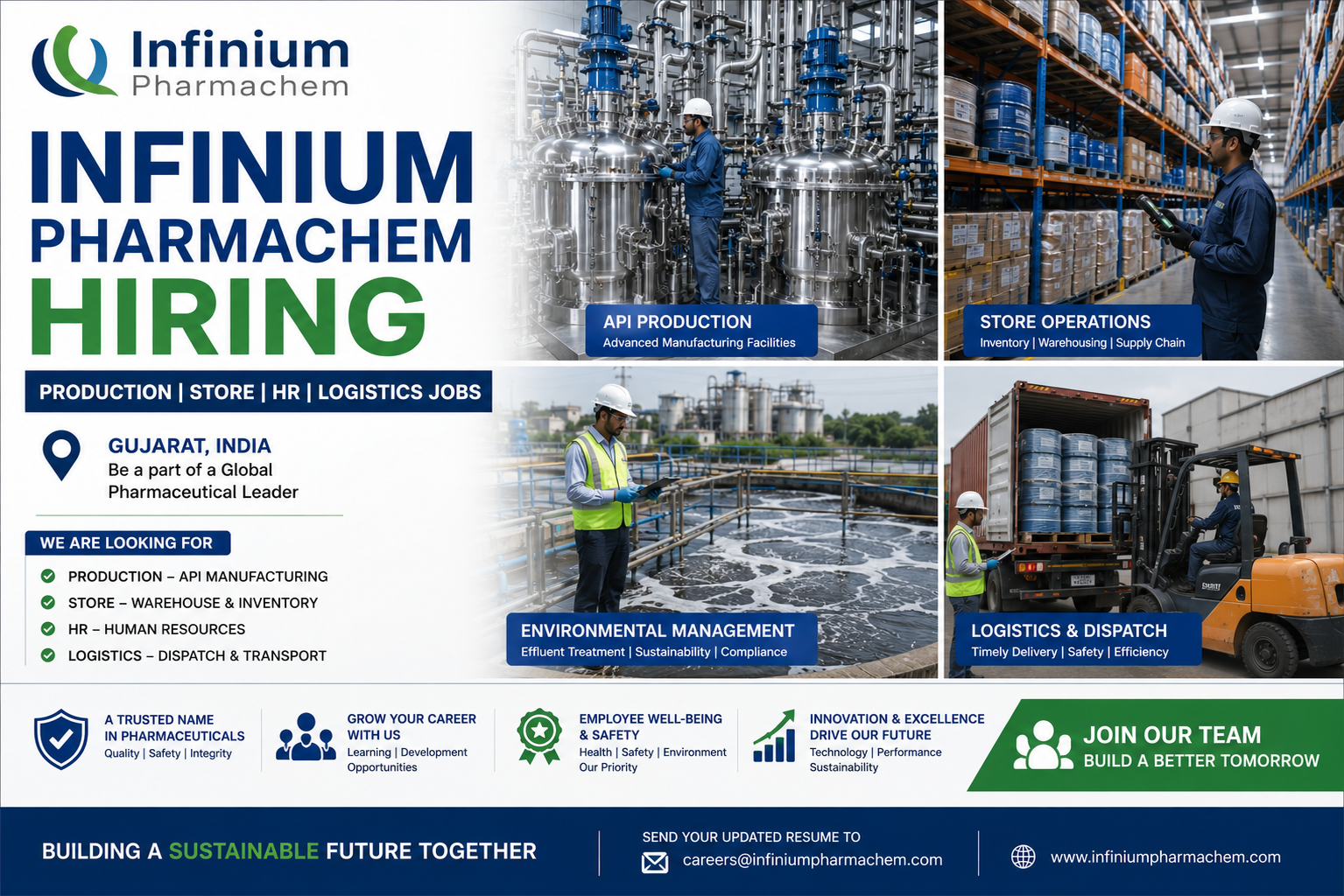 Infinium Pharmachem Hiring 2026