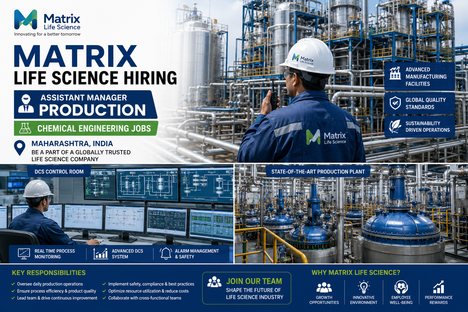 Matrix Life Science Jobs 2026
