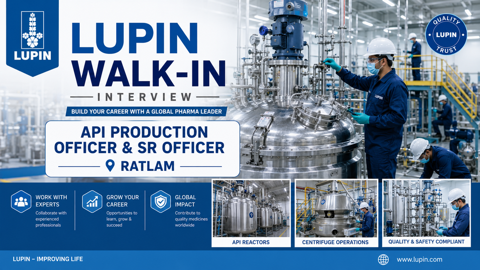 Lupin Walk-In Interview 2026