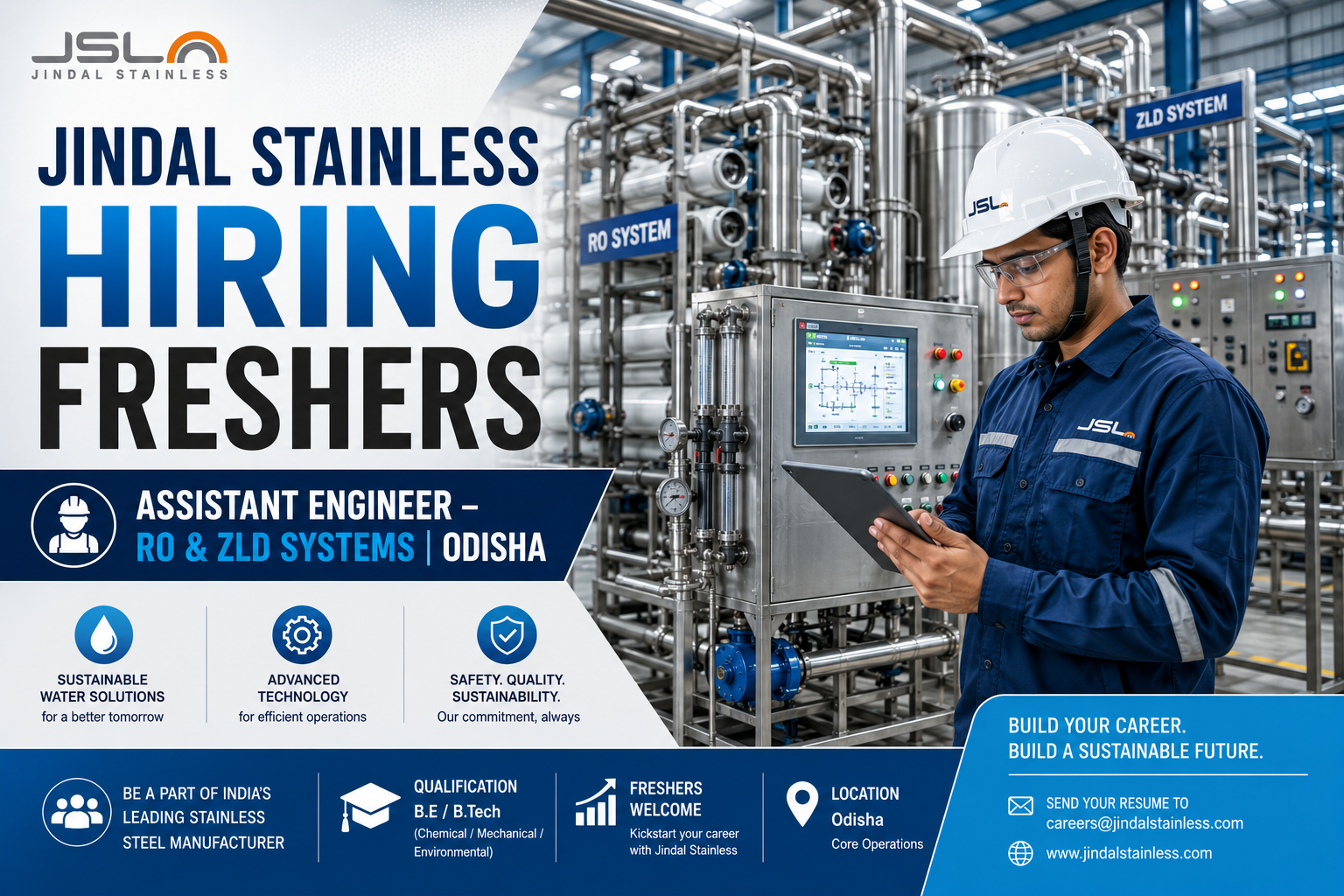 Jindal Stainless Hiring Freshers 2026