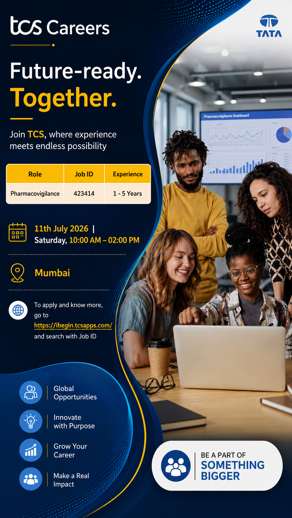 TCS Pharmacovigilance Hiring 2026