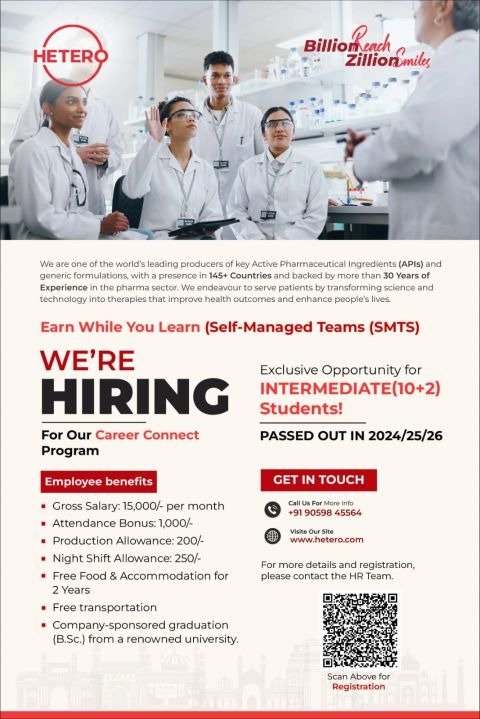 Hetero Career Connect Program 2026