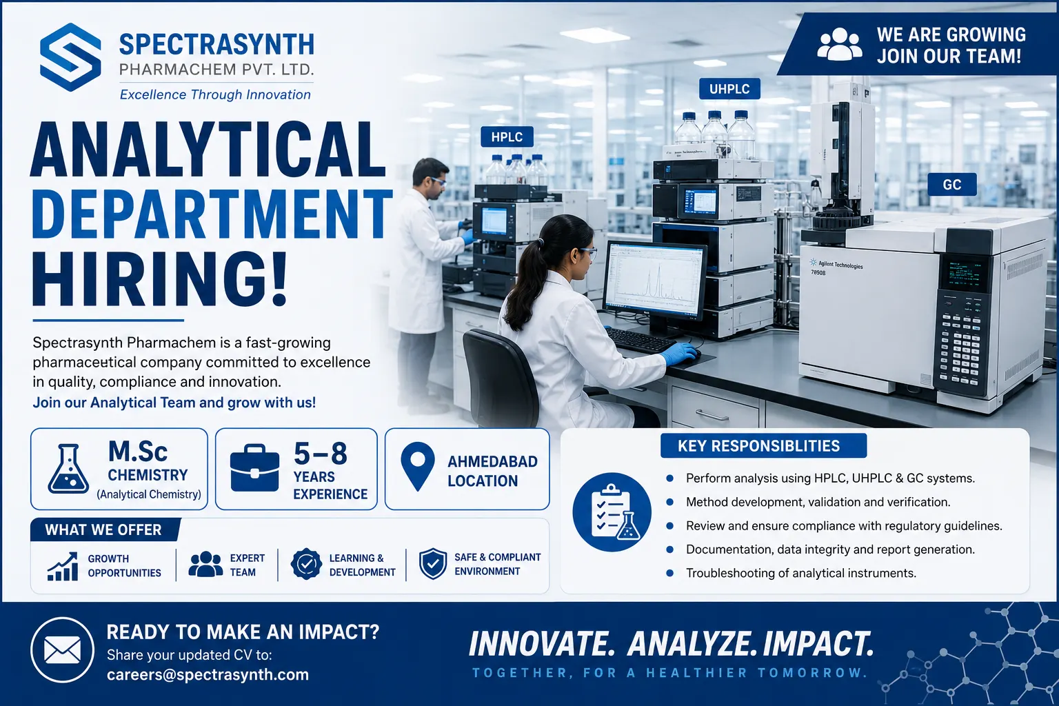 Spectrasynth Pharmachem Hiring 2026