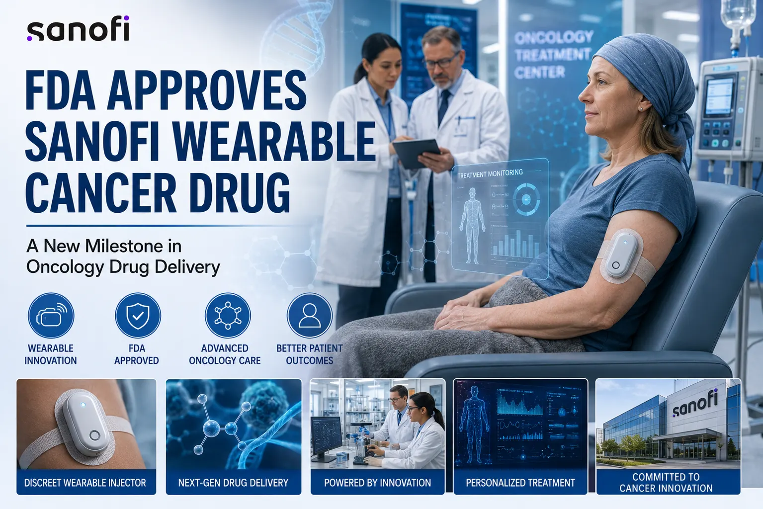 FDA Approves Sanofi's Wearable Cancer Drug Device—A Big Step for Cancer Care