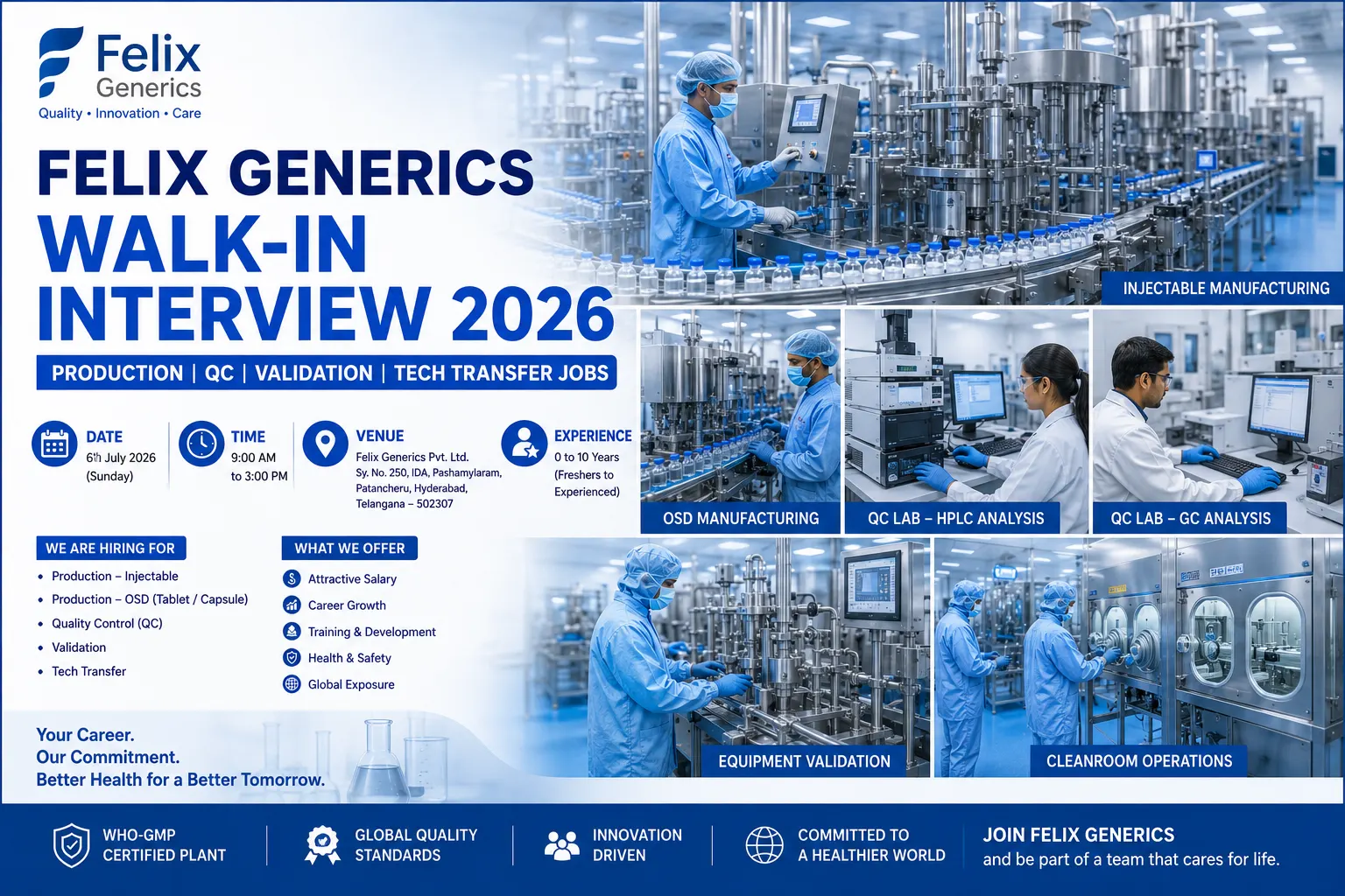 Felix Generics Hiring 2026