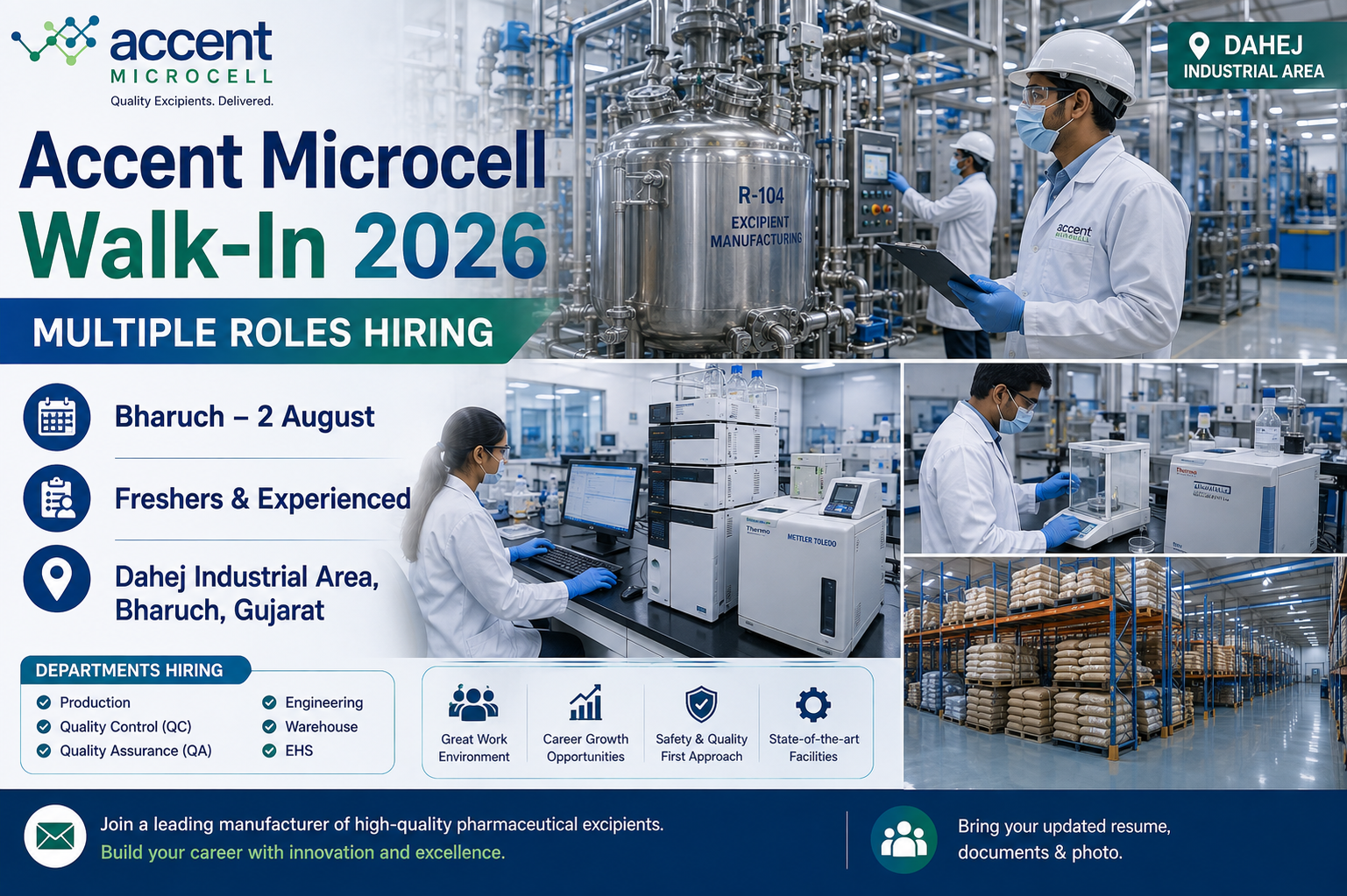 Accent Microcell Walk-In Interview 2026