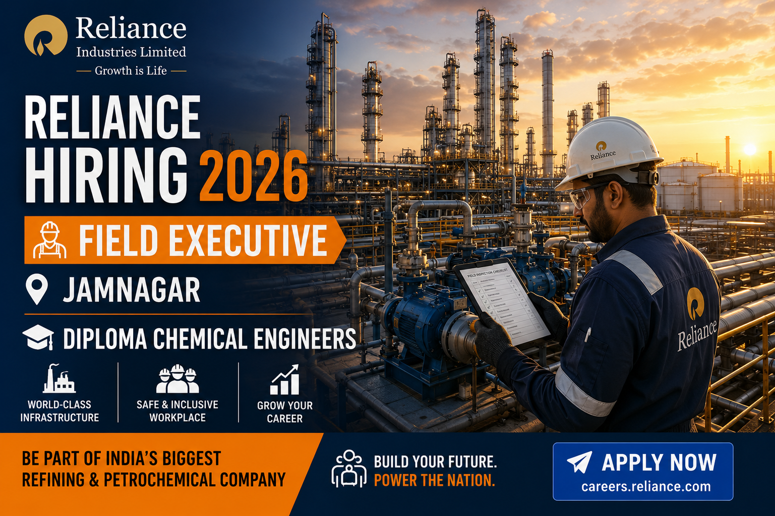 Reliance Industries Hiring 2026