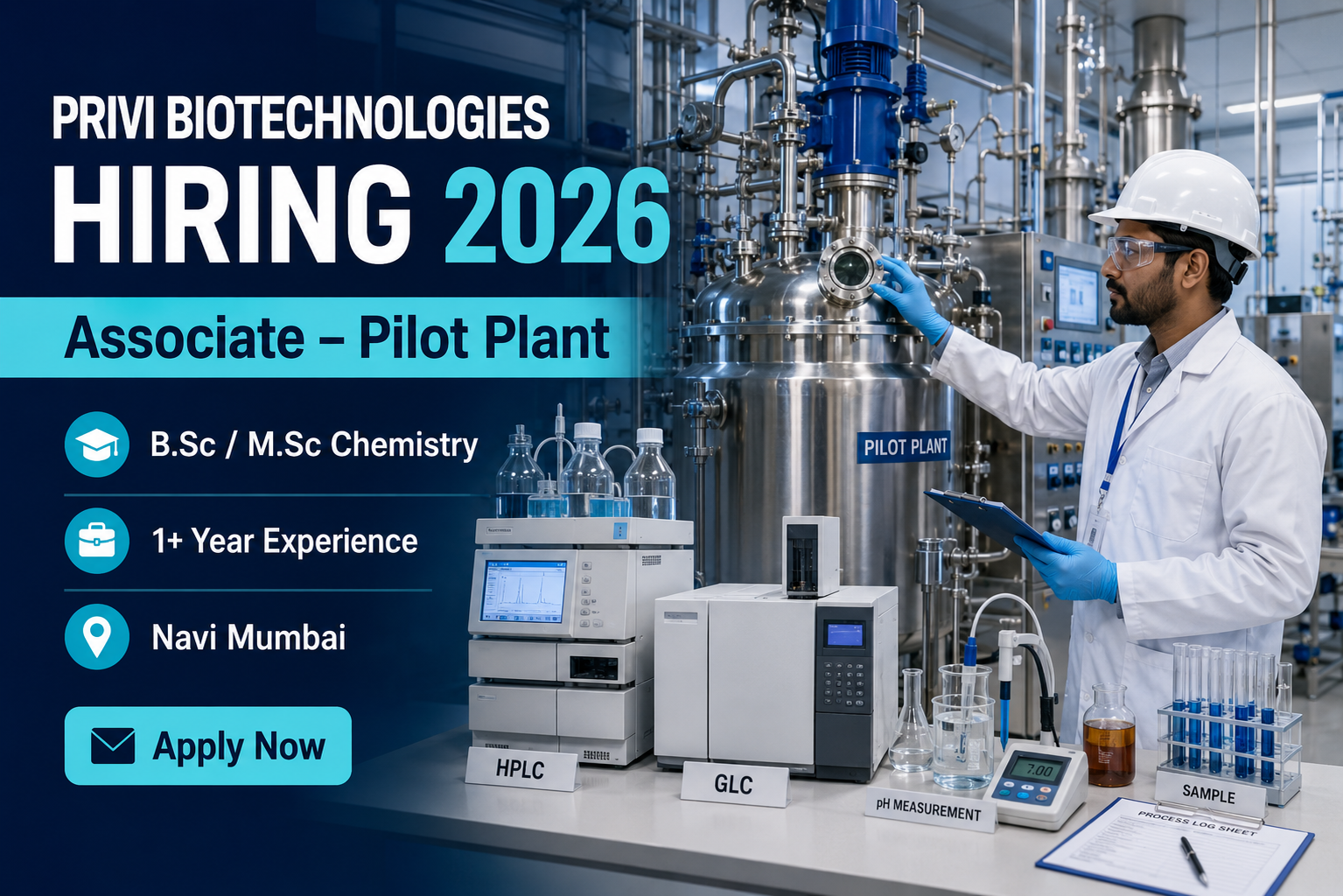 Privi Biotechnologies Hiring 2026