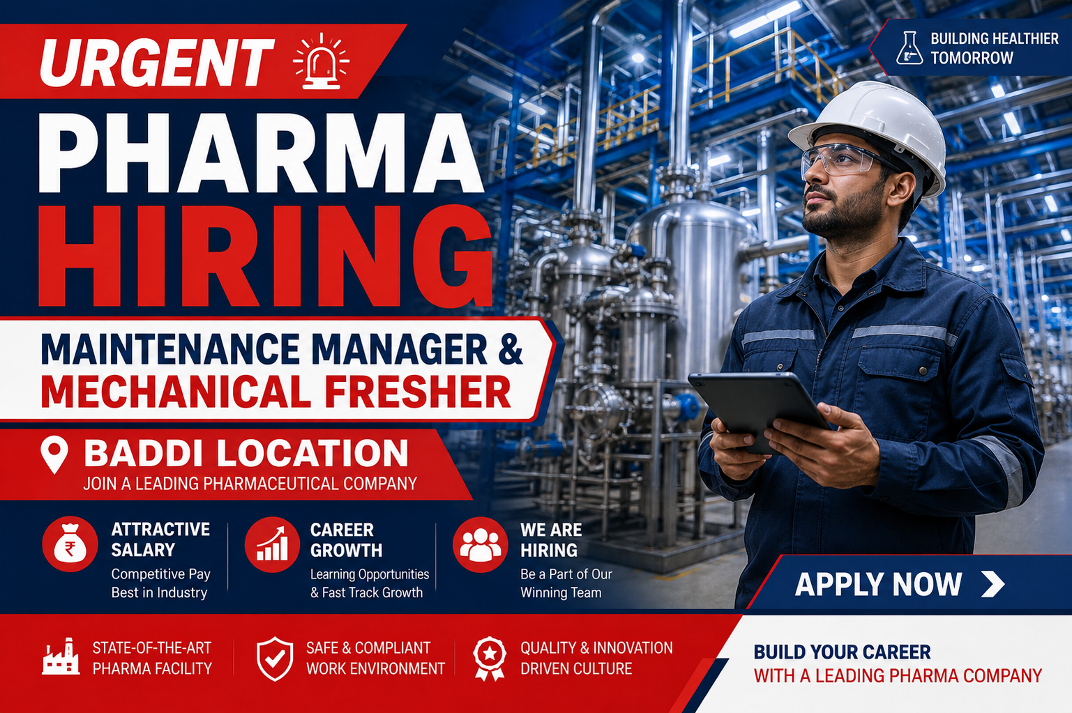 Pharma Jobs in Baddi 2026