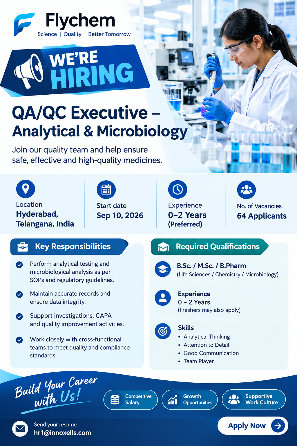 Flychem Hiring 2026