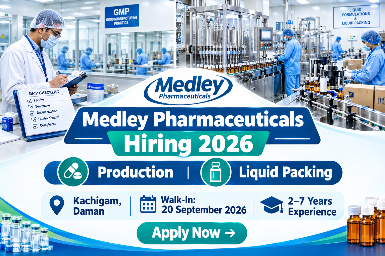 Medley Pharmaceuticals Walk-In Interview 2026
