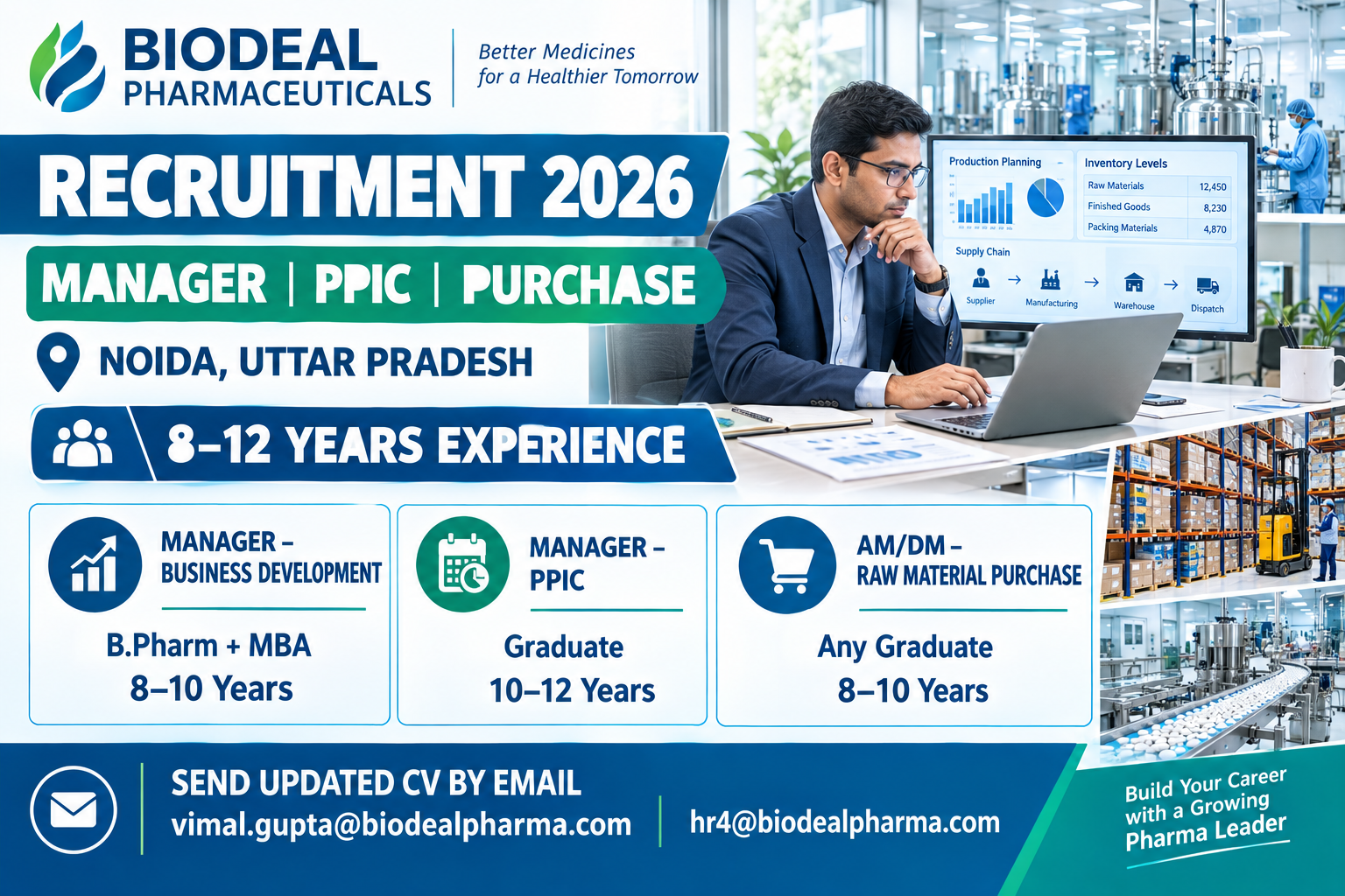 Biodeal Pharmaceuticals Recruitment 2026