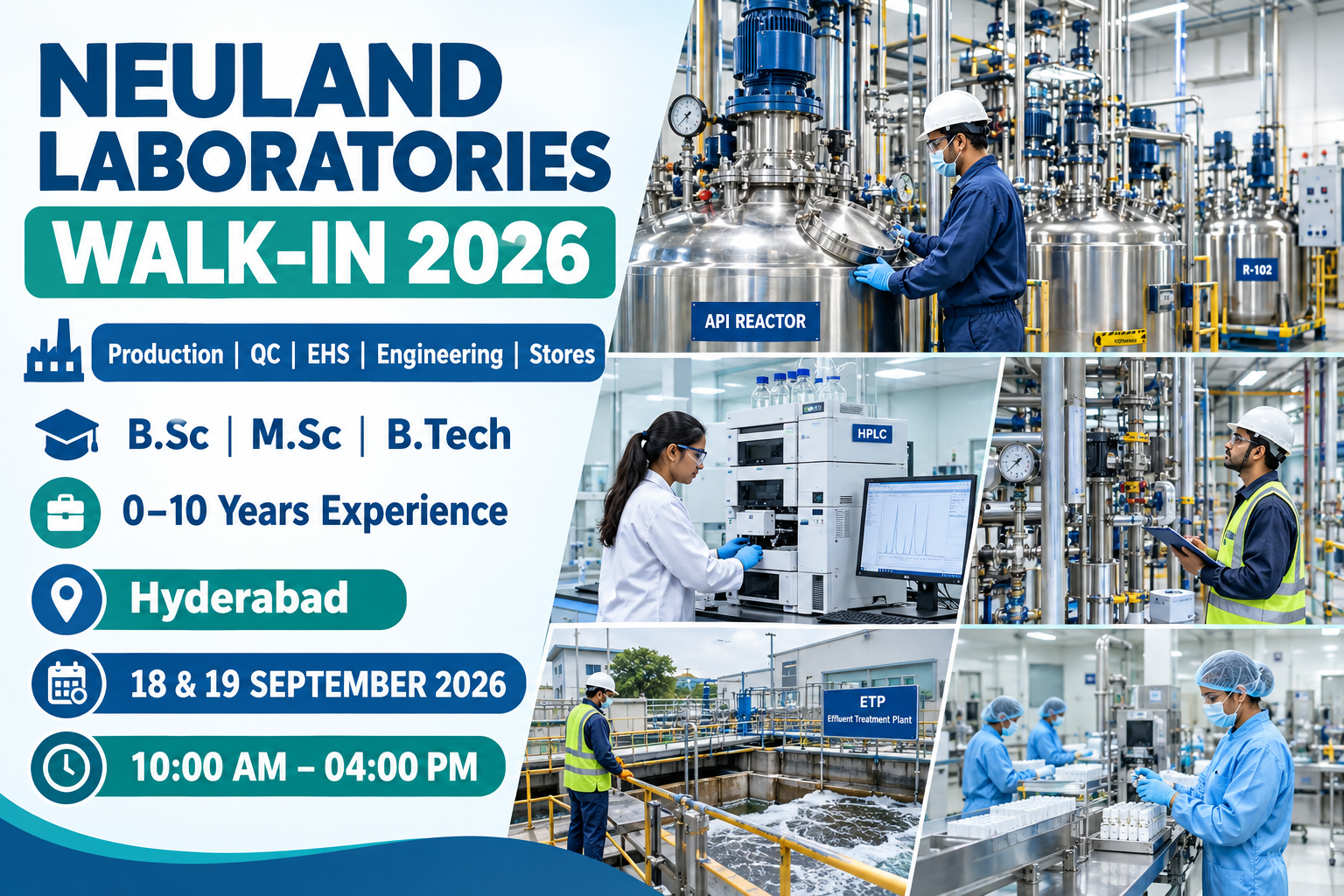 Neuland Laboratories Walk-In Interview 2026