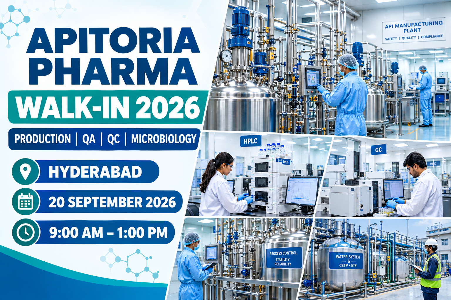 Apitoria Pharma Walk-In Interview 2026