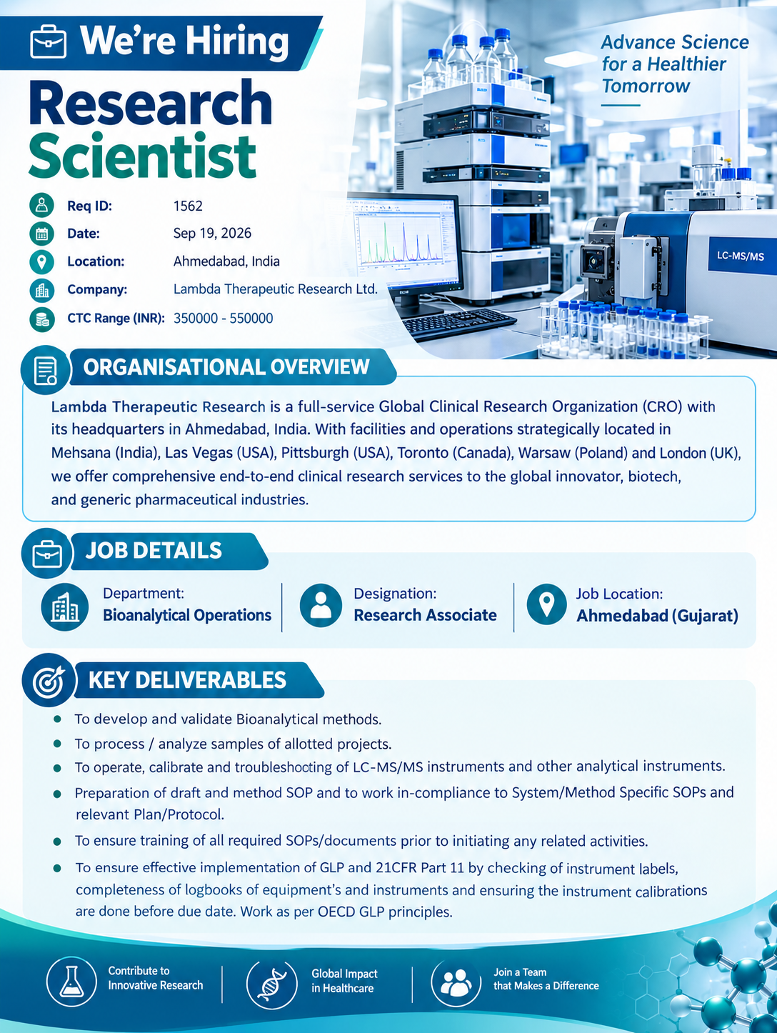 Lambda Therapeutic Research Hiring 2026