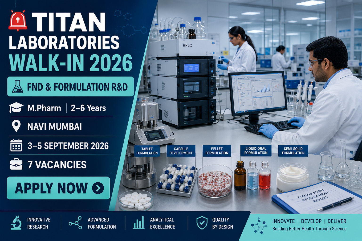 Titan Laboratories Walk In Interview