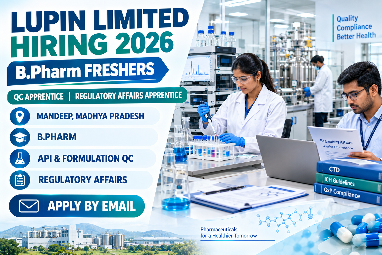 Lupin Limited Apprentice Jobs 2026