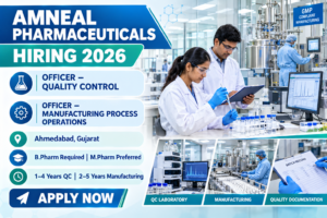 Amneal Pharmaceuticals Hiring 2026
