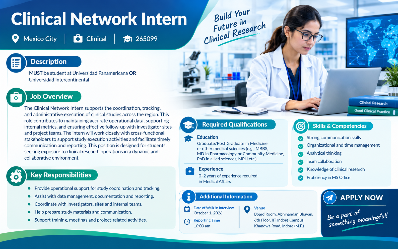Fortrea Clinical Network Intern 2026