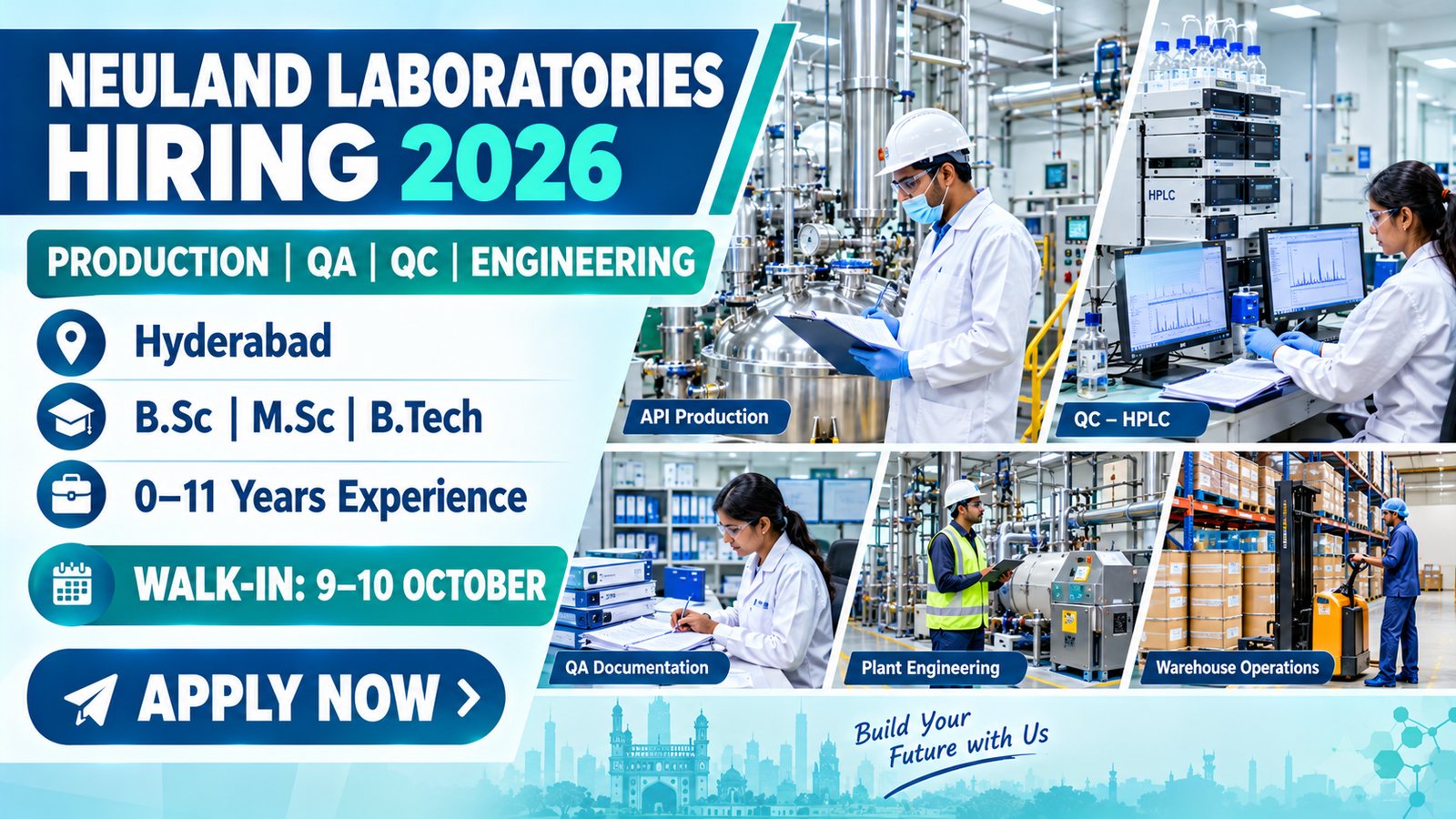 Neuland Laboratories Walk-In Interview 2026