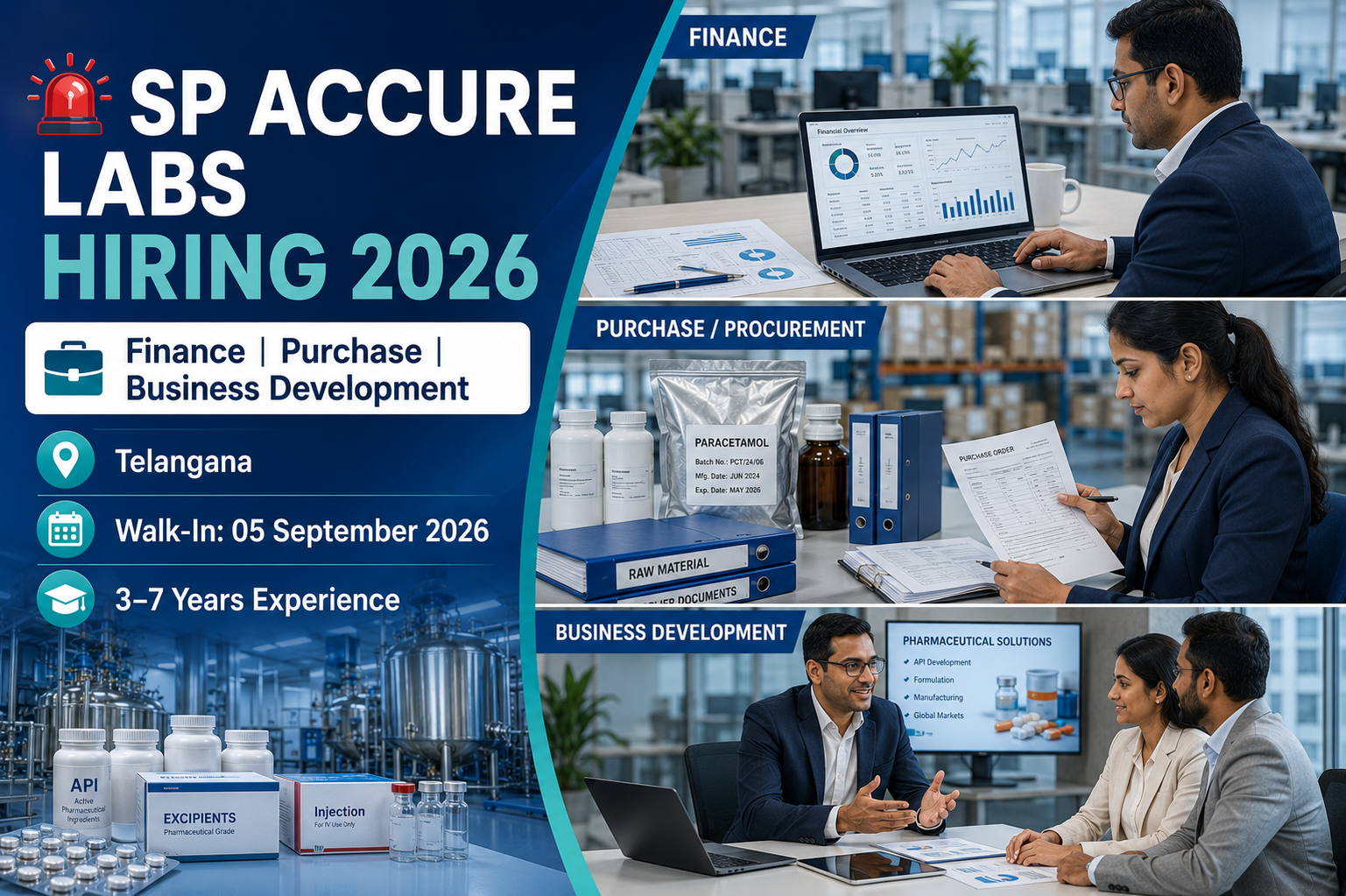SP Accure Labs Walk-In Interview 2026
