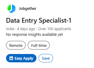 Data Entry Specialist-1 Remote Healthcare Jobs India 2026